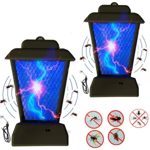 2Pc Uv Light Bug Zapper Insect Controller Mosquito Fly Pest Bug Trap Lamp Killer