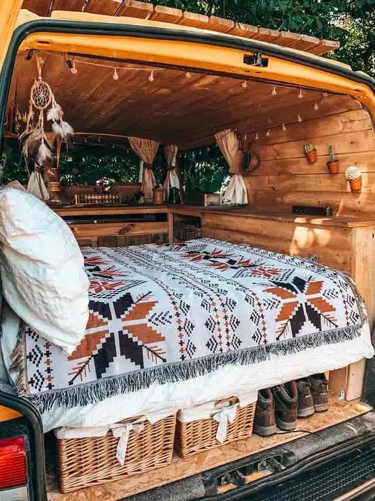 2PCS Set Bohemian Picnic Blanket | 180x300cm | Outdoor Camping & Beach Rug | Waterproof Design