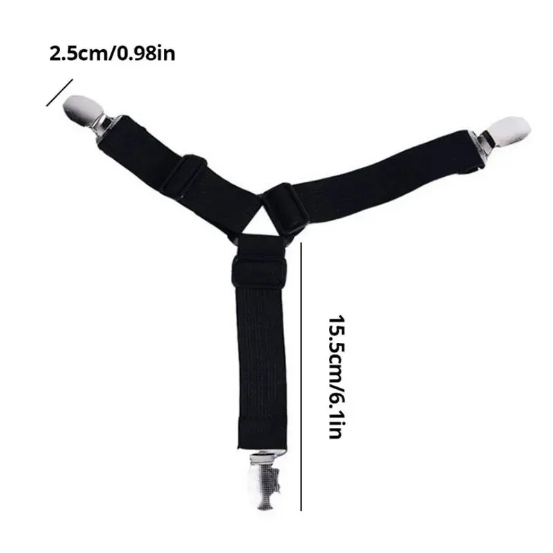 4pcs Bed Sheet Fasteners Home Organizer Clips for Mattress Cover