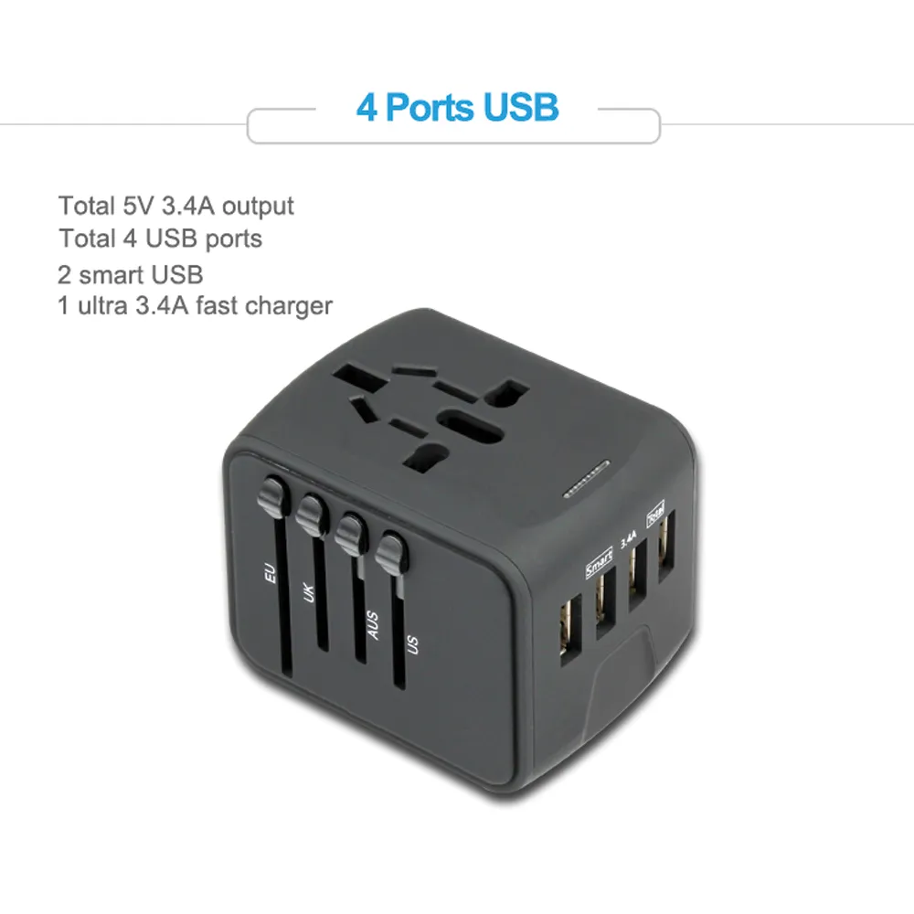 5 in 1 Travel Adapter