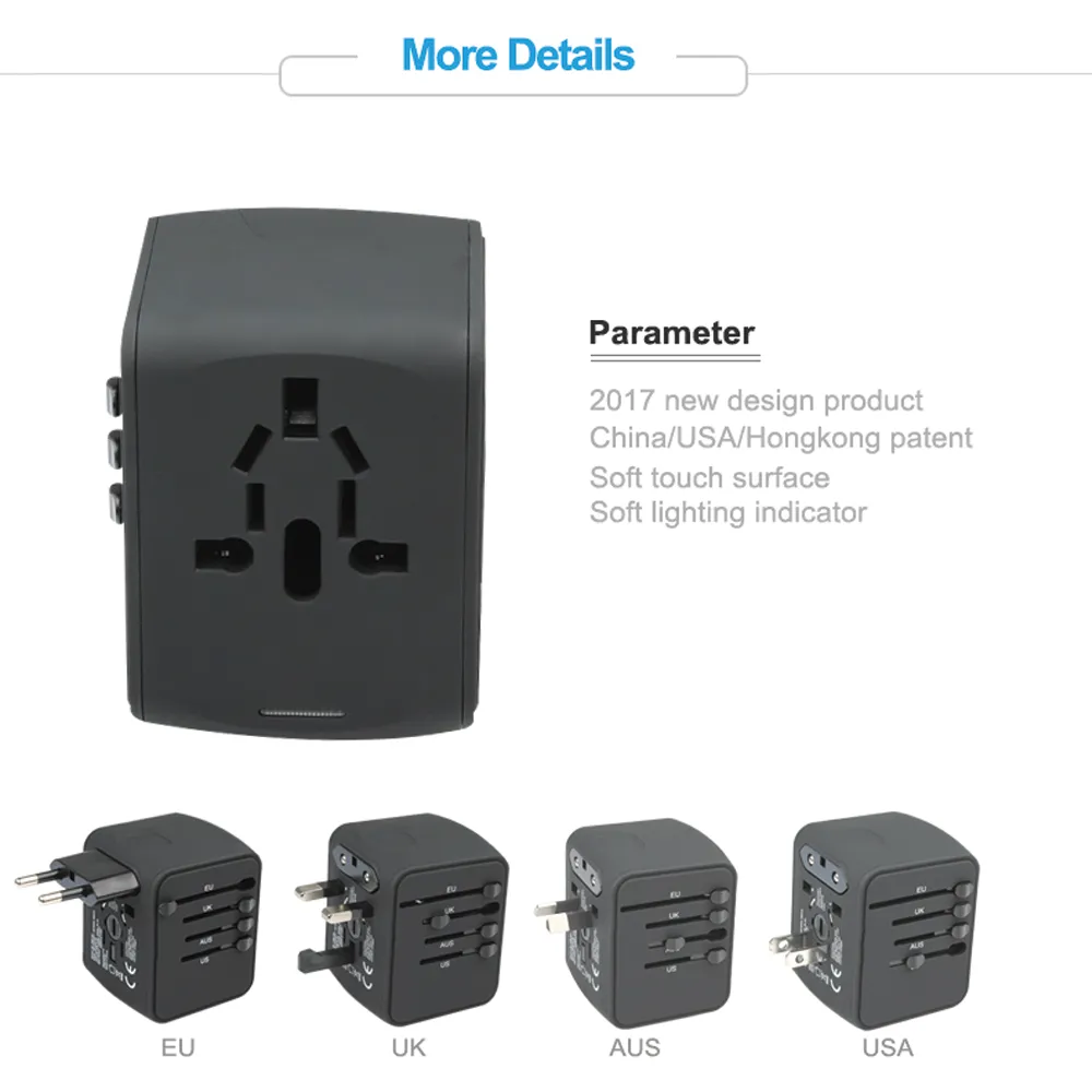 5 in 1 Travel Adapter