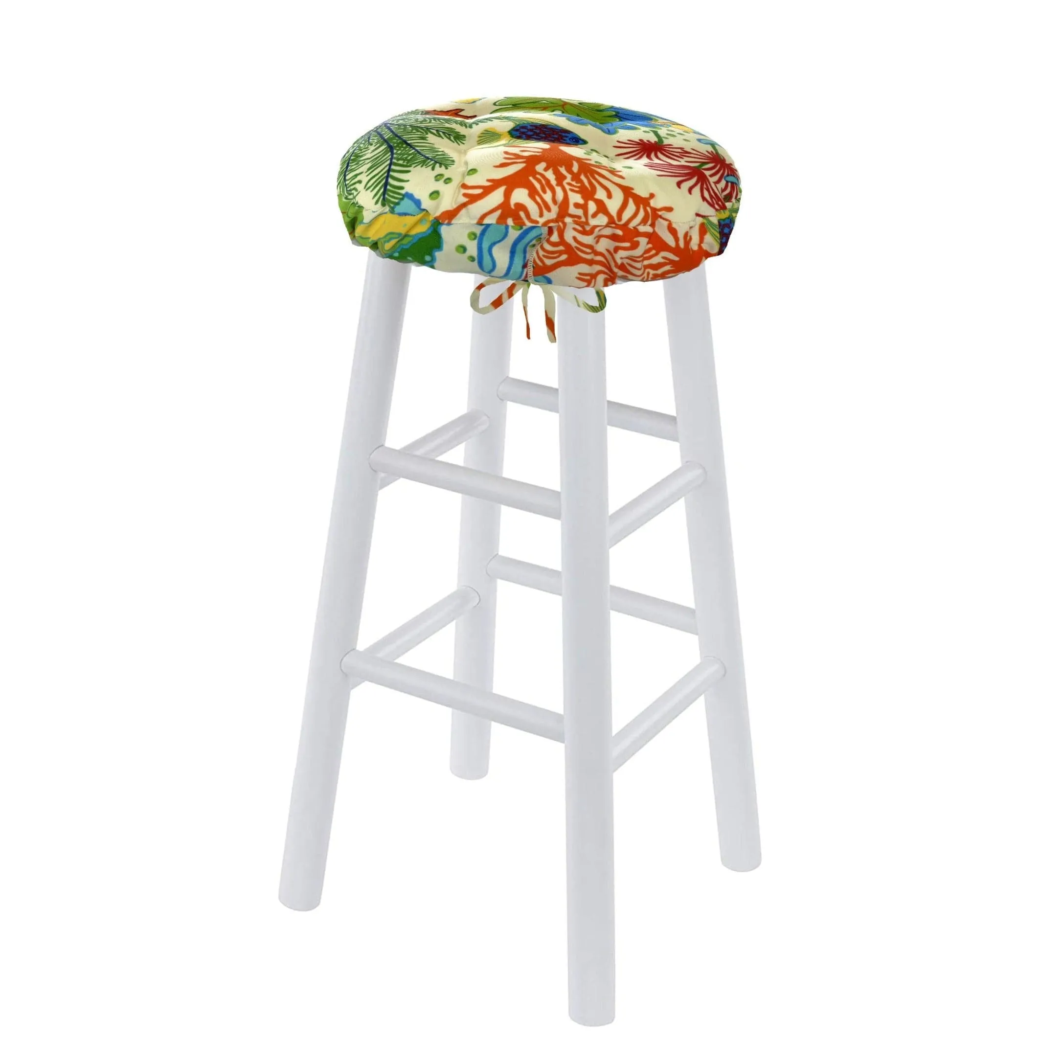 Bargain Bin | Splish-Splash Multi Bar Stool Cover with Cushion and Adjustable Drawstring Yoke | Condition A - Last Unit | Non-Returnable