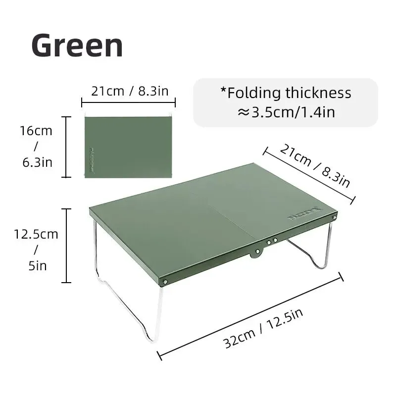 Camping Portable Foldable Table Small Coffee Tables Ultralight Outdoor Hiking Picnic Table MDF Mini Folding Table New