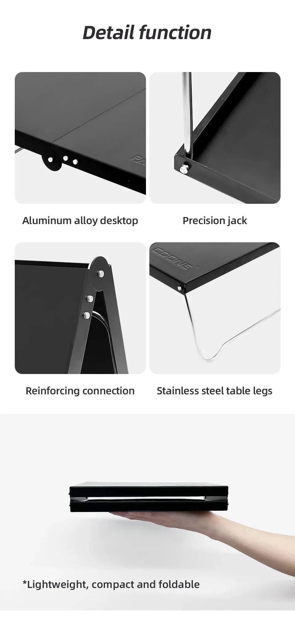 Camping Portable Foldable Table Small Coffee Tables Ultralight Outdoor Hiking Picnic Table MDF Mini Folding Table New