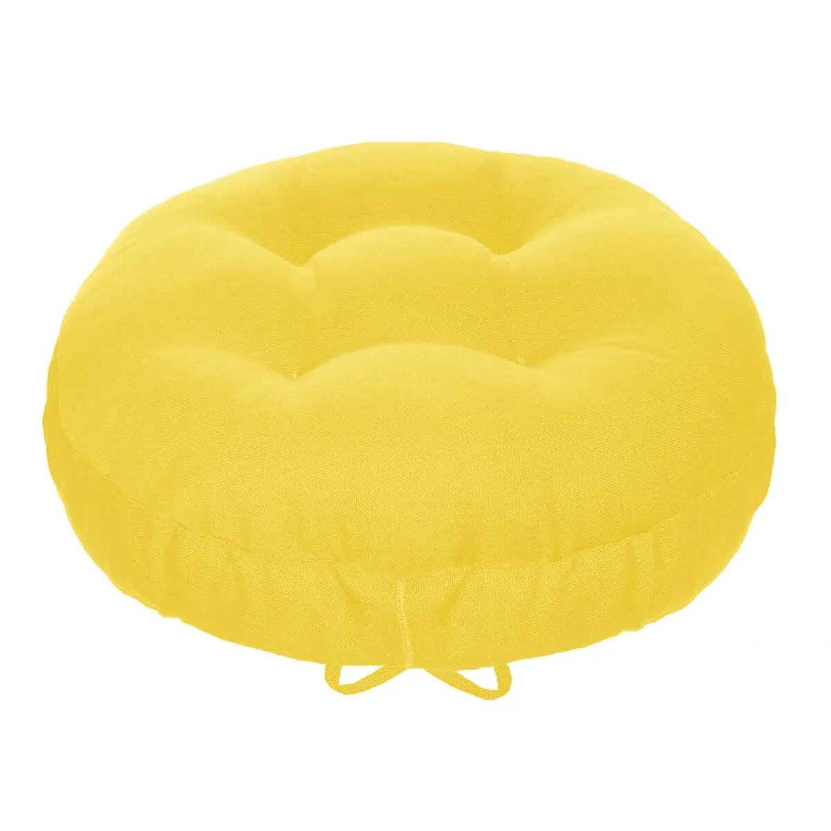 Cotton Duck Yellow Barstool Cover with Cushion and Adjustable Yoke