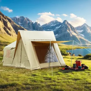 EROMMY 10 Person Tent with Detachable Canopy for Camping – 13.8FT