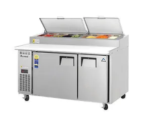 Everest EPPSR2 60" Double Door Pizza Prep Table