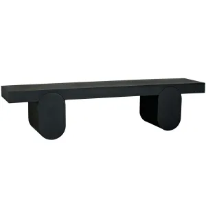 Evora Coffee Table, Matte Black