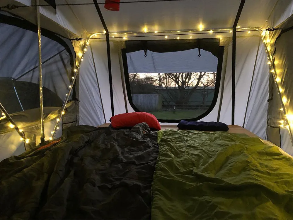Extended Ventura Deluxe 1.4 Roof Top Tent   Side Awning (IN STOCK)