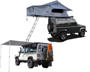 Extended Ventura Deluxe 1.4 Roof Top Tent   Side Awning (IN STOCK)