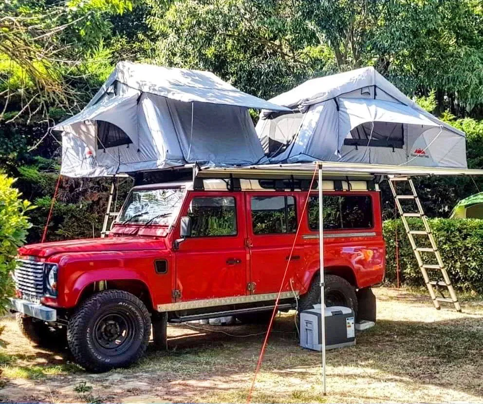 Extended Ventura Deluxe 1.4 Roof Top Tent   Side Awning (IN STOCK)