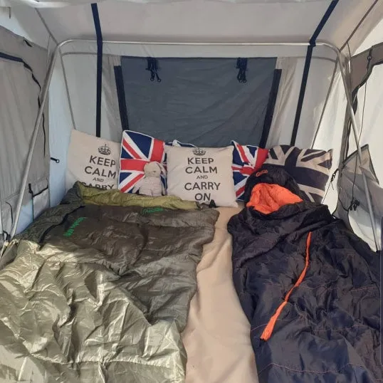 Extended Ventura Deluxe 1.4 Roof Top Tent   Side Awning (IN STOCK)