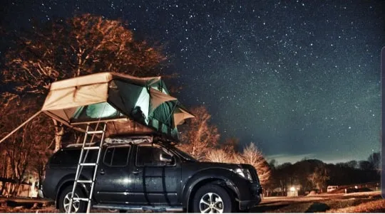 Extended Ventura Deluxe 1.4 Roof Top Tent   Side Awning (IN STOCK)