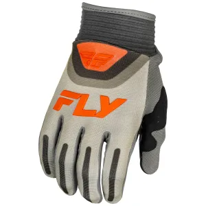 Fly Racing 2025 F-16 Gloves Arctic Grey Stone Orange