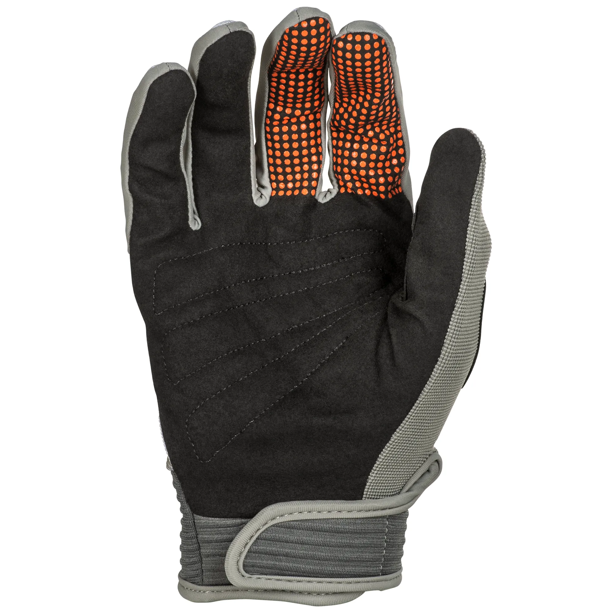 Fly Racing 2025 F-16 Gloves Arctic Grey Stone Orange