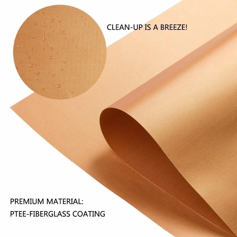 Heat-Resistant Portable Non-Stick BBQ Grill Mat
