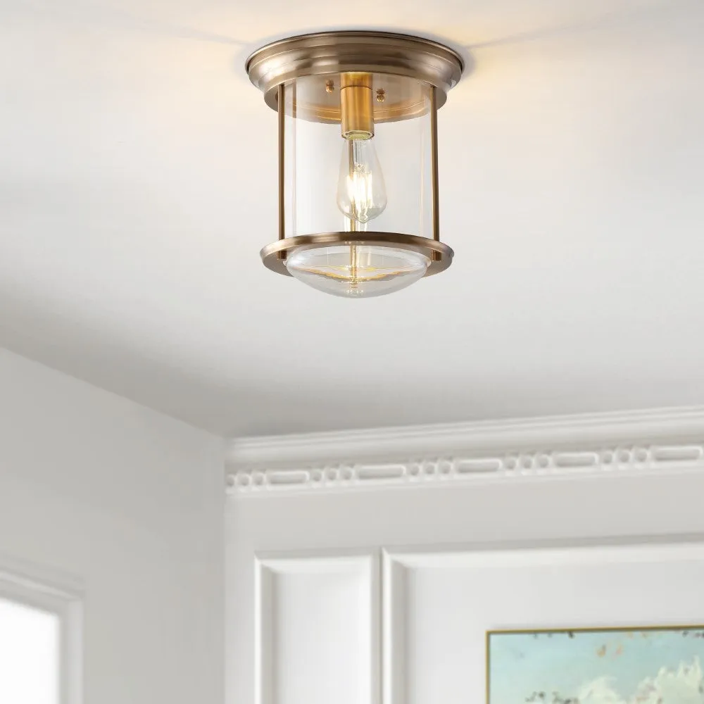 Iguazu 10.25" Metal/Glass LED Flush Mount