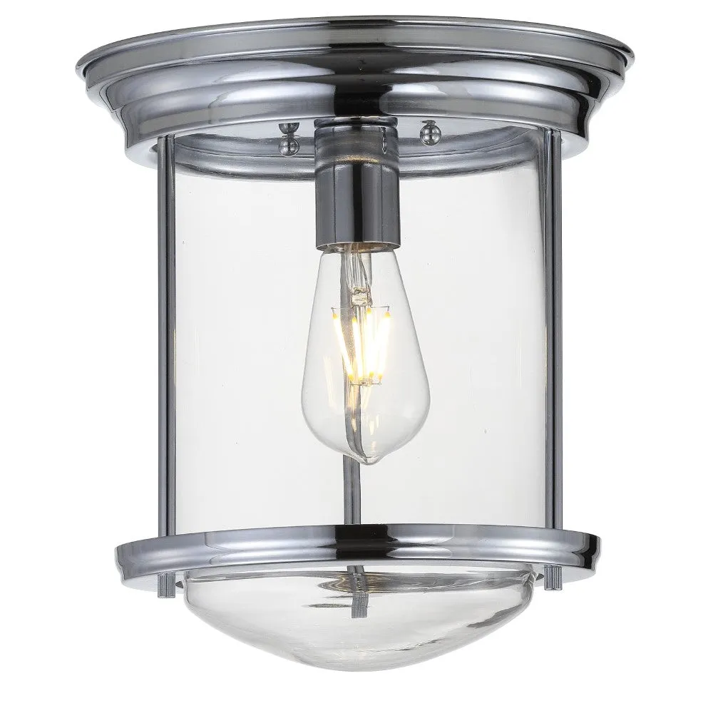 Iguazu 10.25" Metal/Glass LED Flush Mount