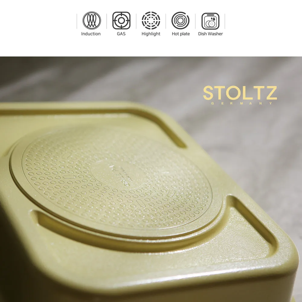 IH Steam Grill Pan 30cm Lemon Meringue (KP963335)