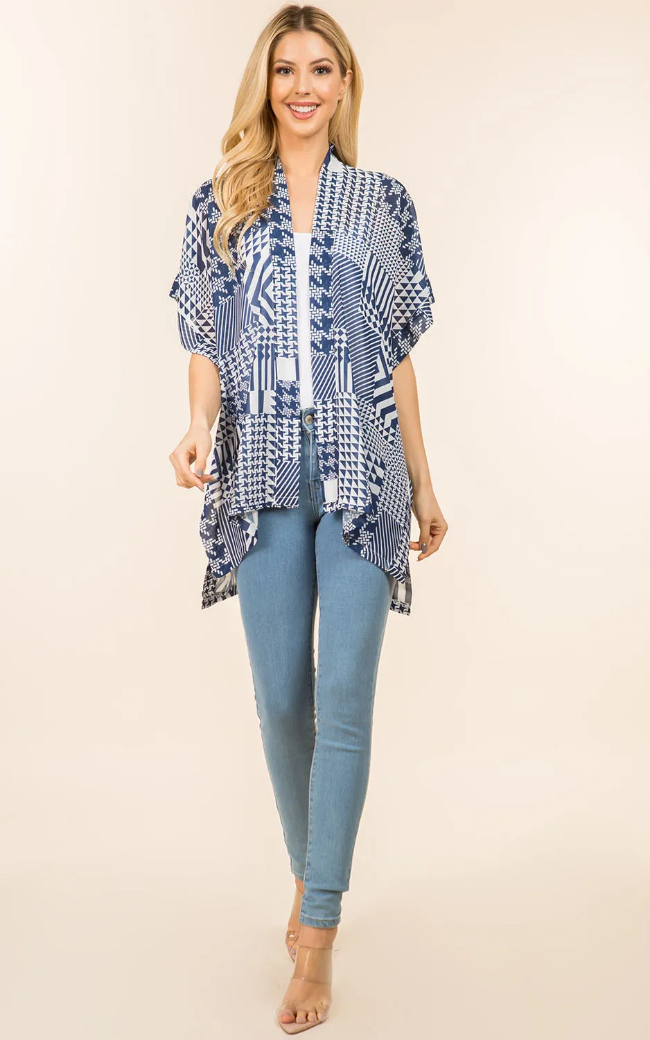 KP4154 Kimono Cover Up