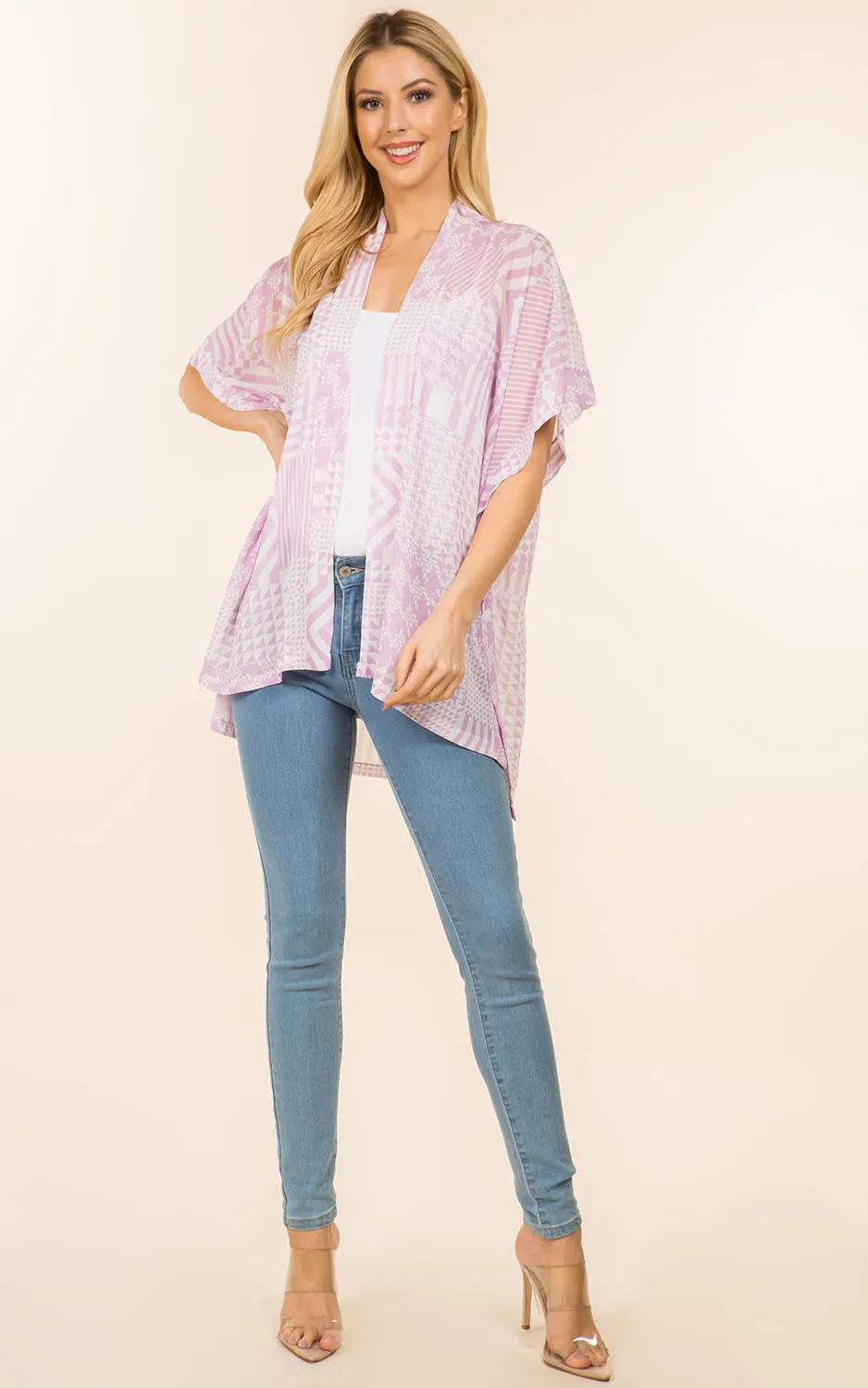 KP4154 Kimono Cover Up