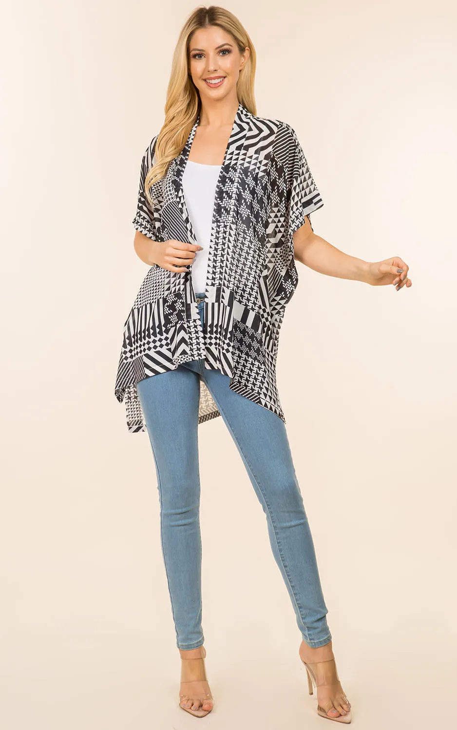 KP4154 Kimono Cover Up