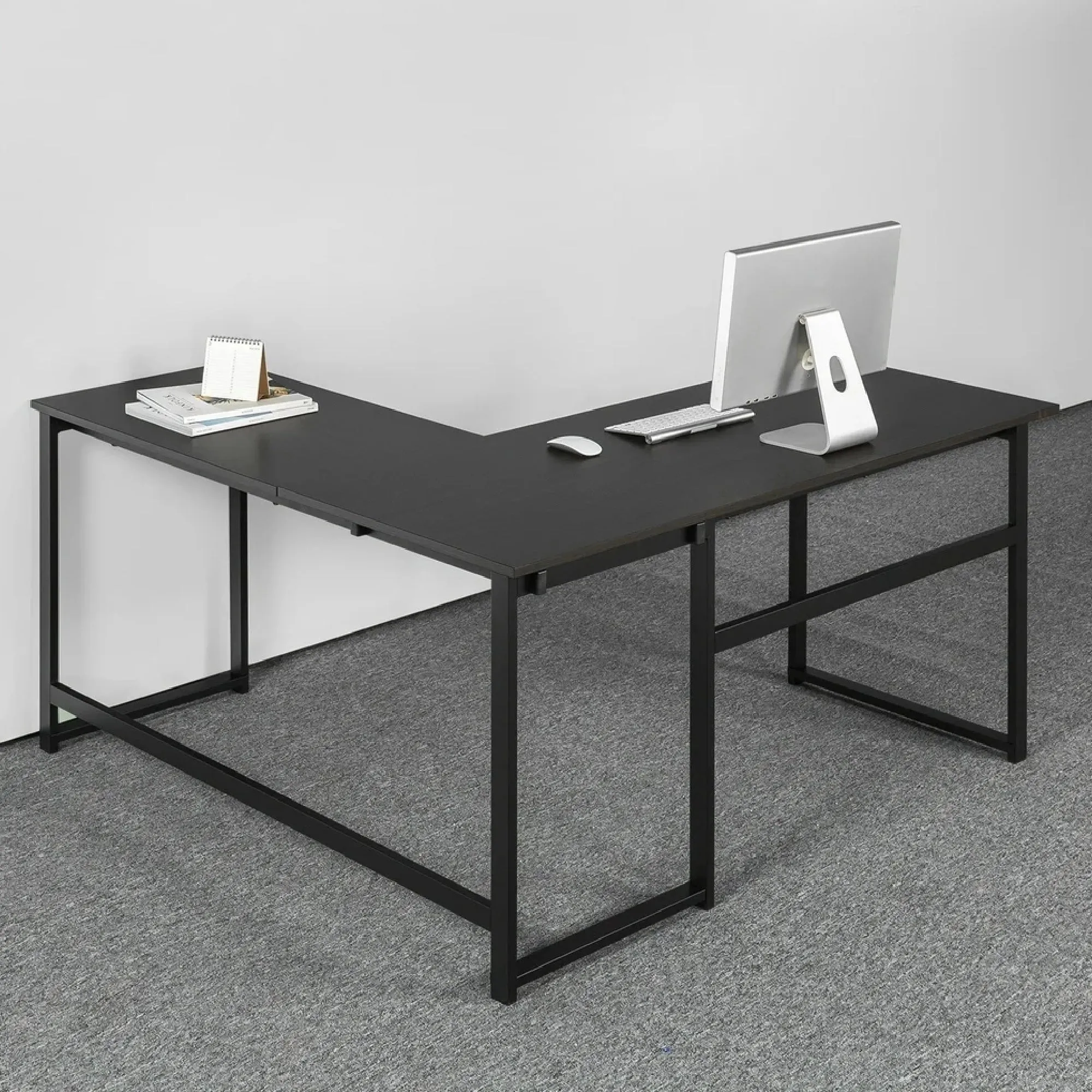 Luke Metal Corner Desk