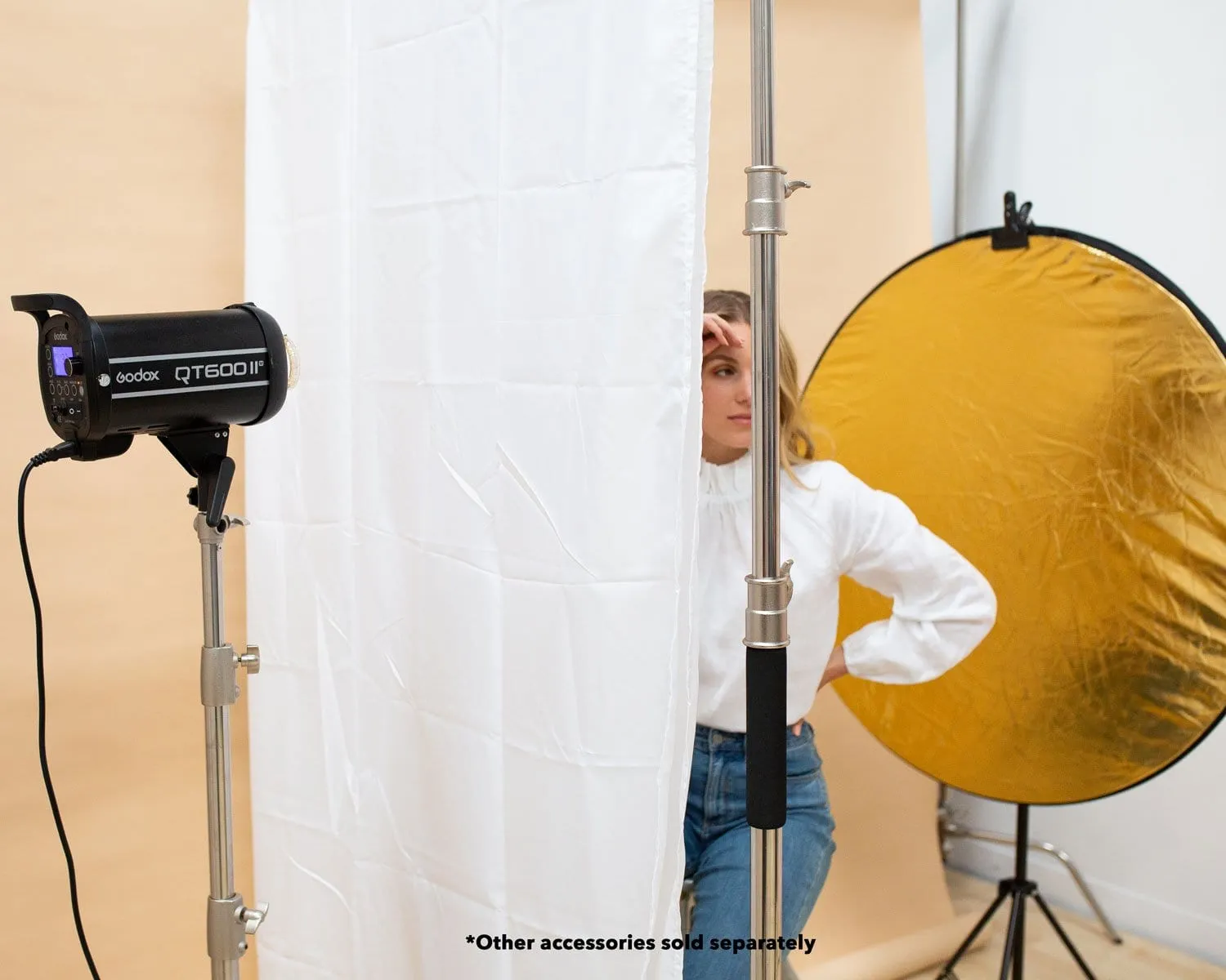 Medium White Photography Light Diffuser Sheet (3.6m x 1.5m) (OPEN BOX)