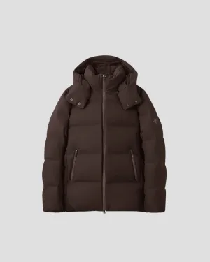 MIZUSAWA DOWN JACKET "ANCHOR" - Brown