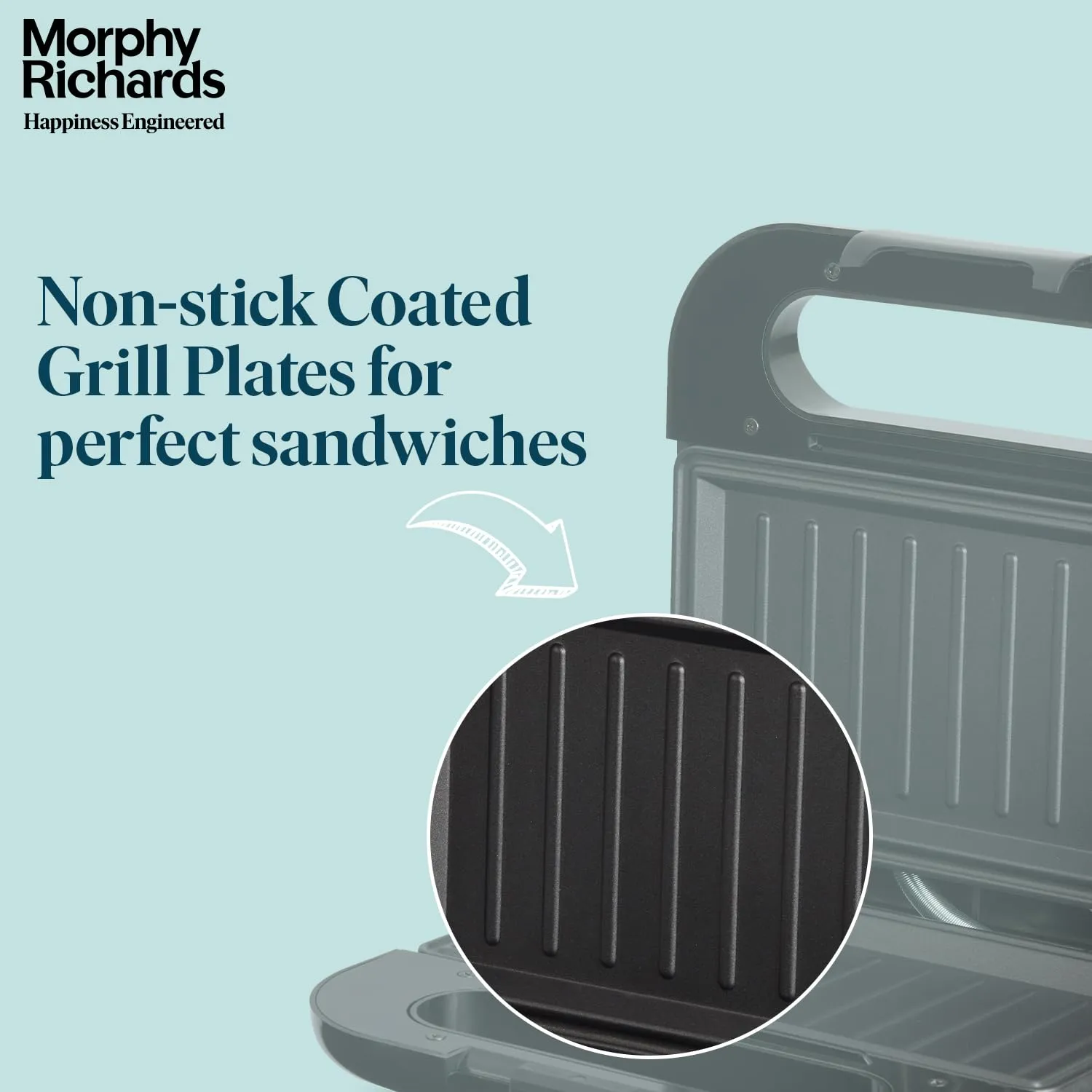 Morphy Richards Voyager Ultra 750 Watt grilled Sandwich Maker With 2 Year Warranty