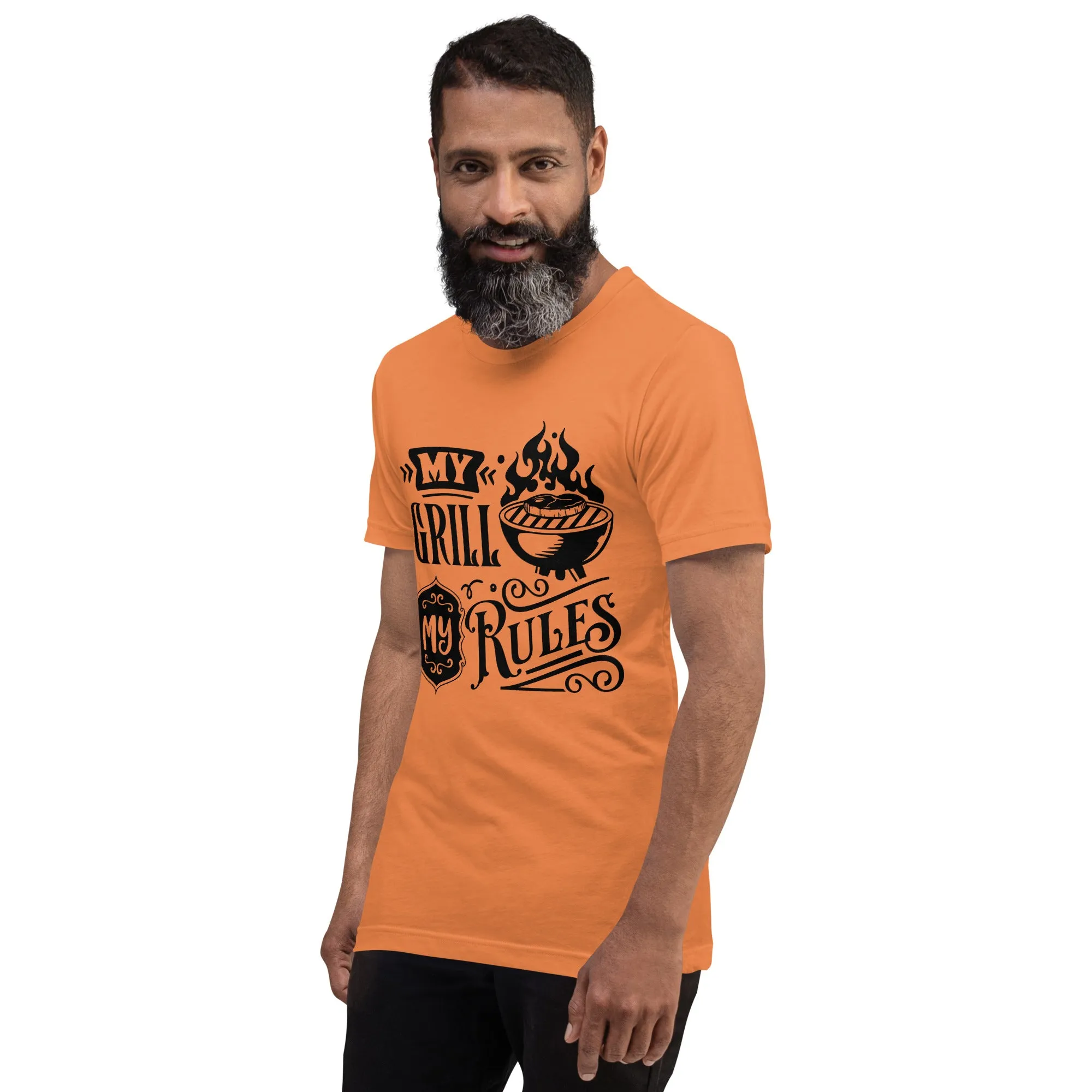 My Grill My Rules T-Shirt – Funny BBQ Shirt for Grill Masters