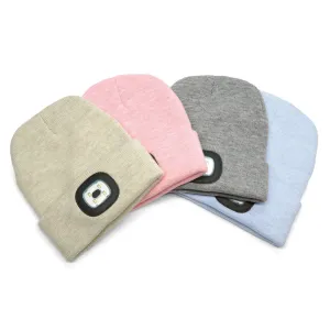 Night Scope Womens Rechargeable LED Beanie