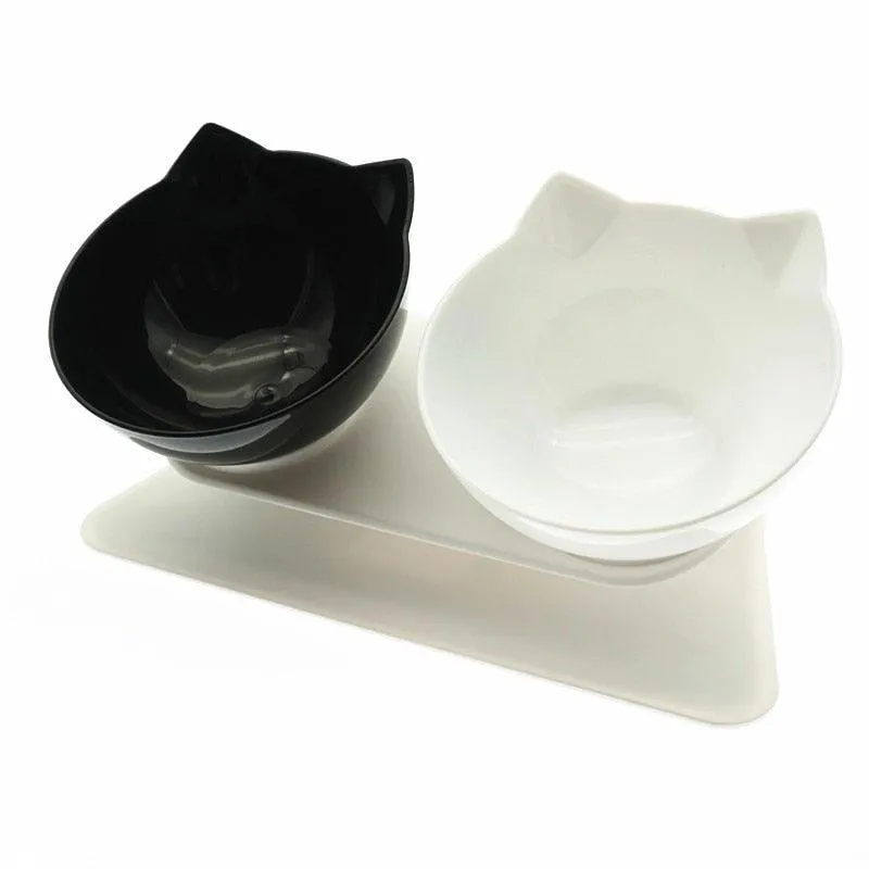 Non-Slip Double Bowl