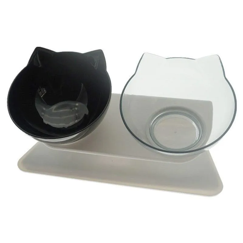 Non-Slip Double Bowl