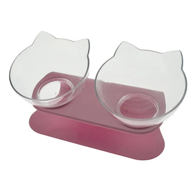 Non-Slip Double Bowl