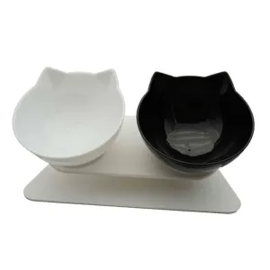 Non-Slip Double Bowl