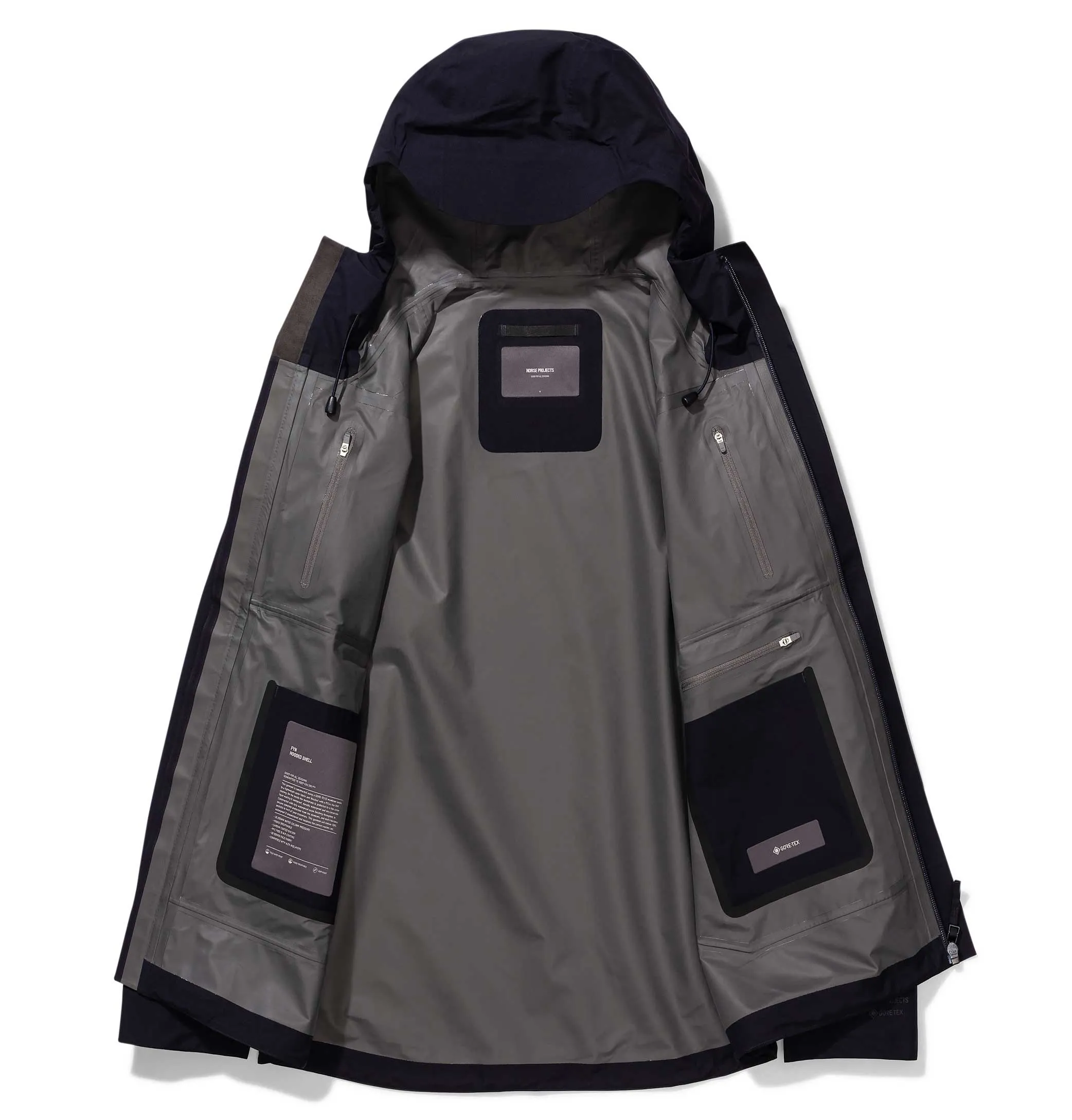 Norse Projects Fyn Shell Gore Tex 2.0 Jacket – Dark Navy