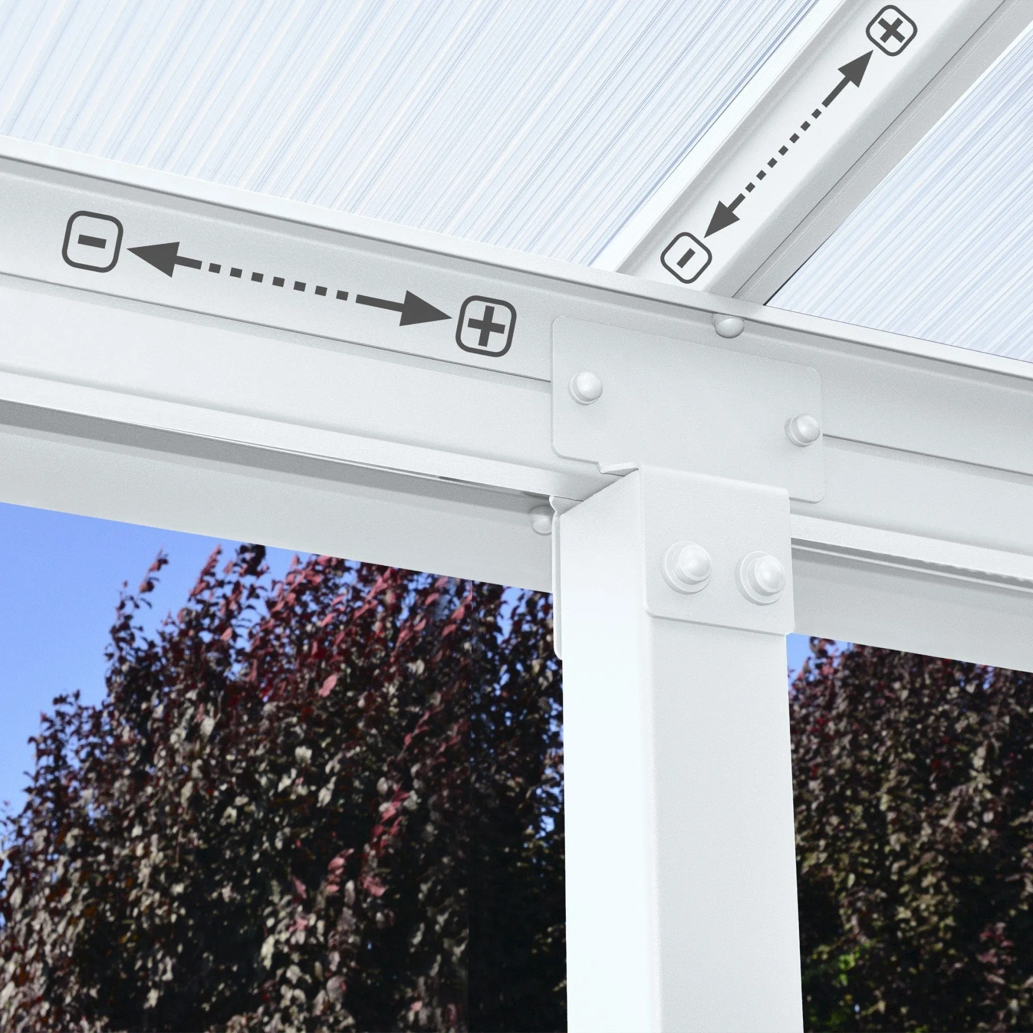 Palram - Canopia | Olympia Patio Cover - White