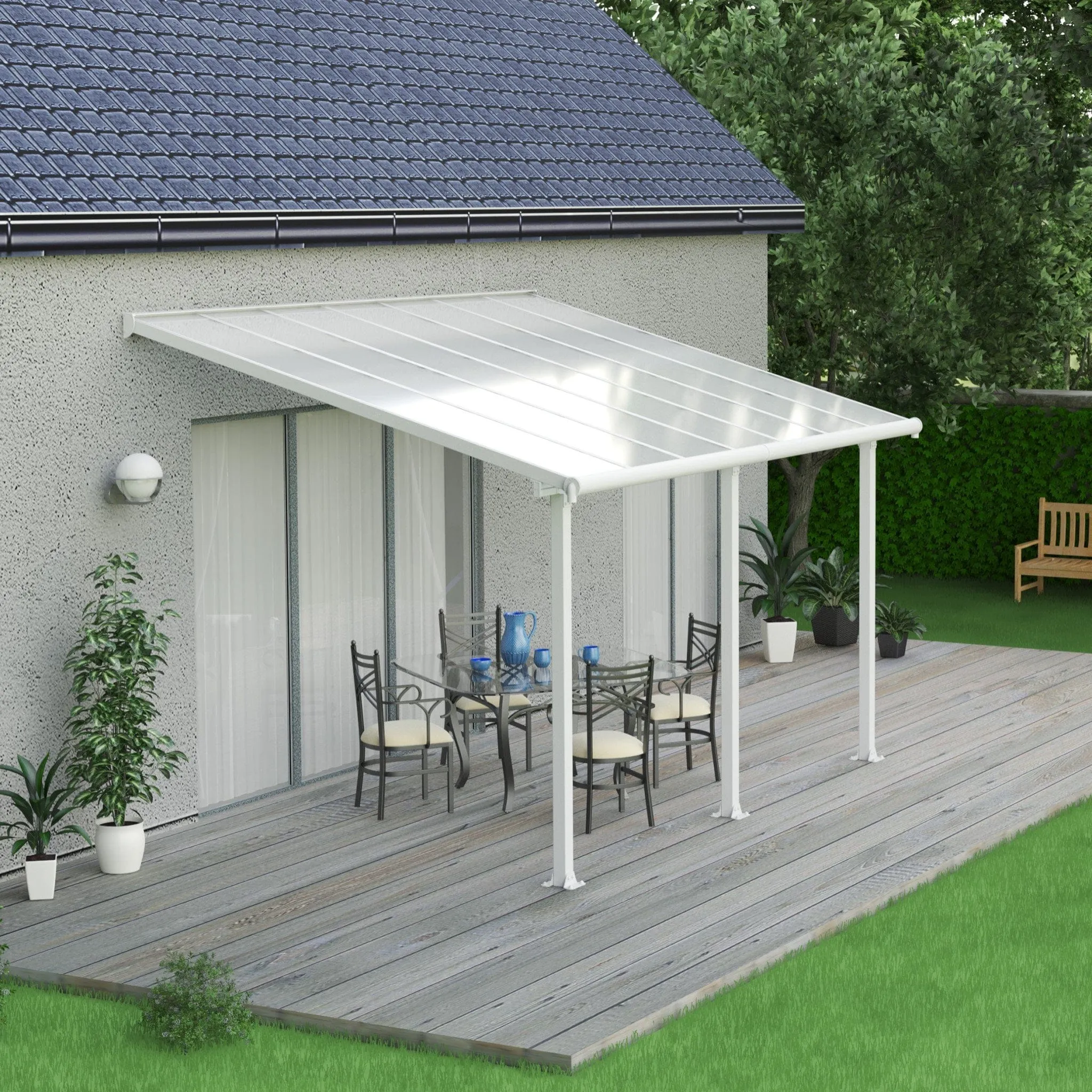 Palram - Canopia | Olympia Patio Cover - White