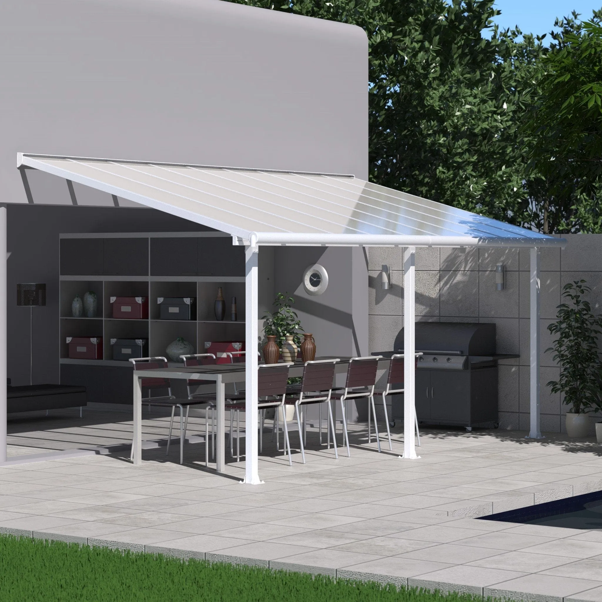 Palram - Canopia | Olympia Patio Cover - White
