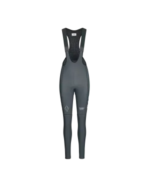 PAS NORMAL STUDIOS PAS Women Thermal Long Bib AW22 - Dark Grey