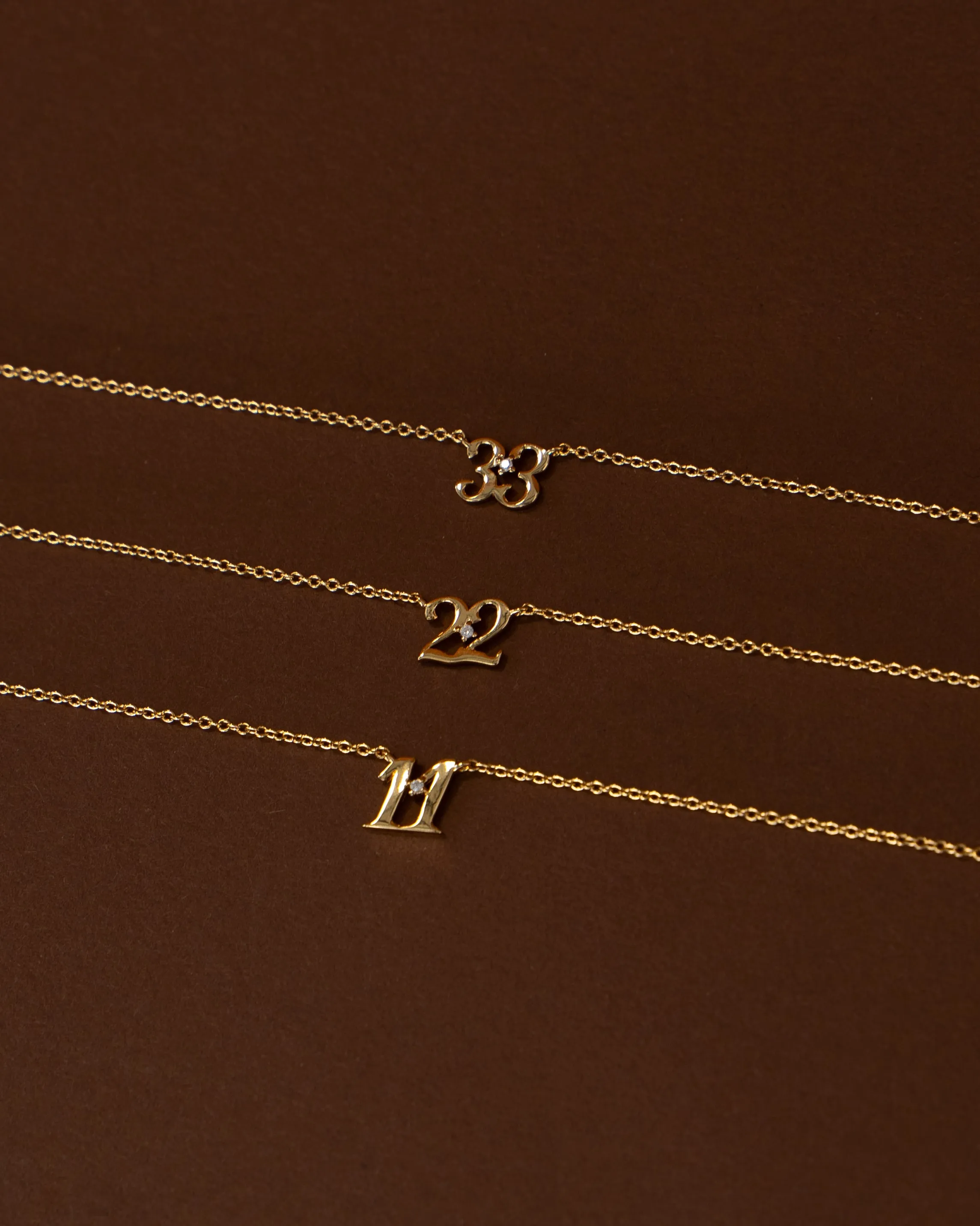 Petite 11 Numeral Necklace