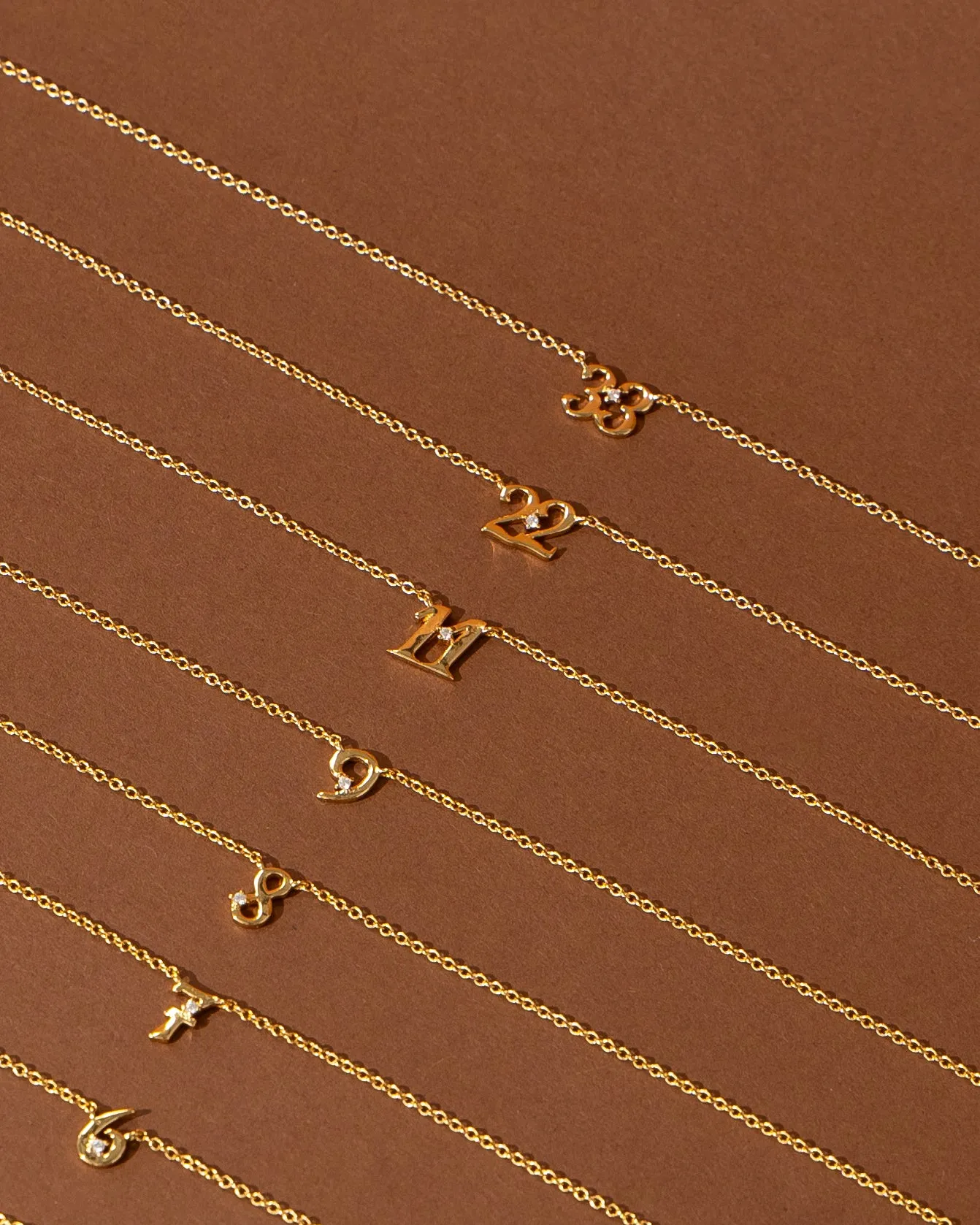 Petite 11 Numeral Necklace