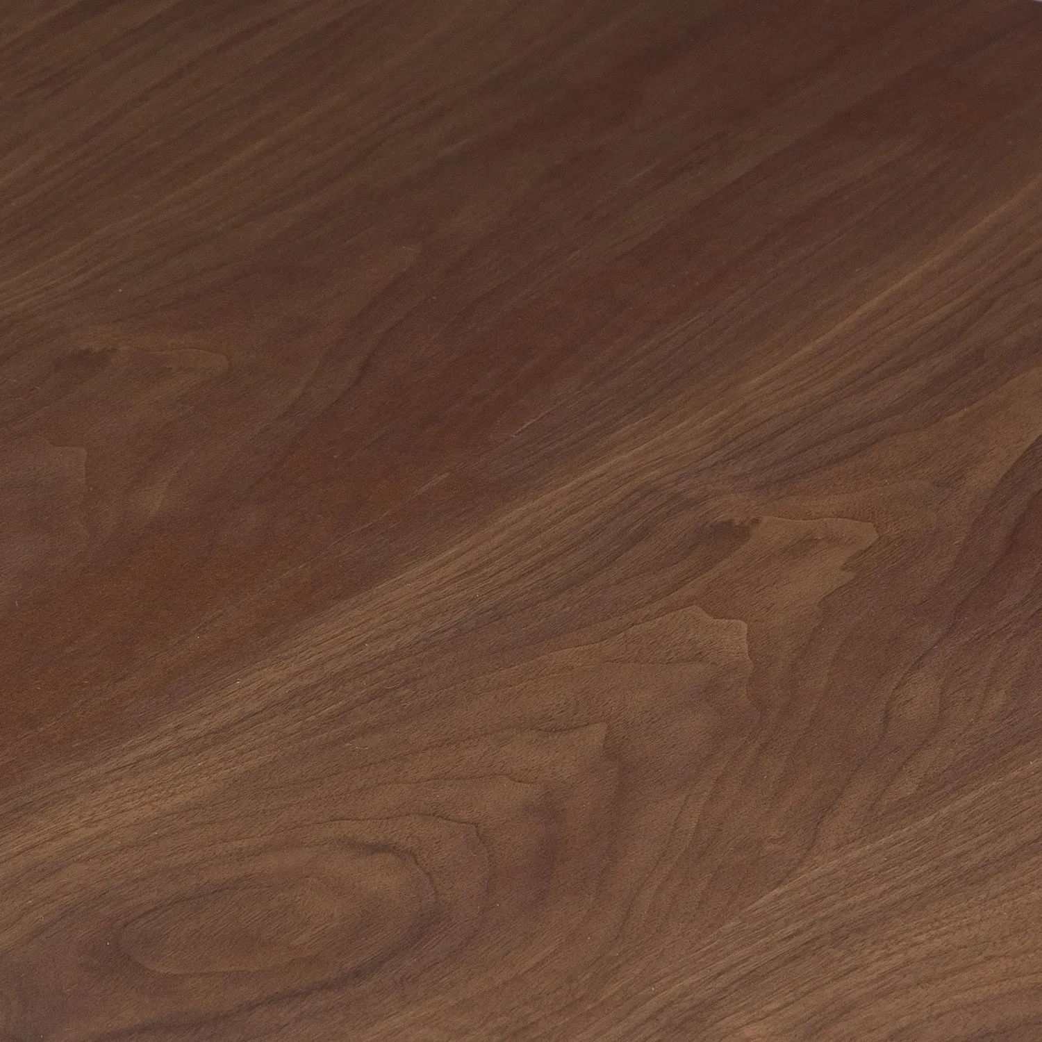 Regis Round Coffee Table (Walnut/Gold, 80 dia x 47.5(H) cm)