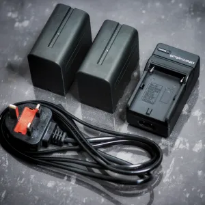 Ring Light Battery Set with Charger