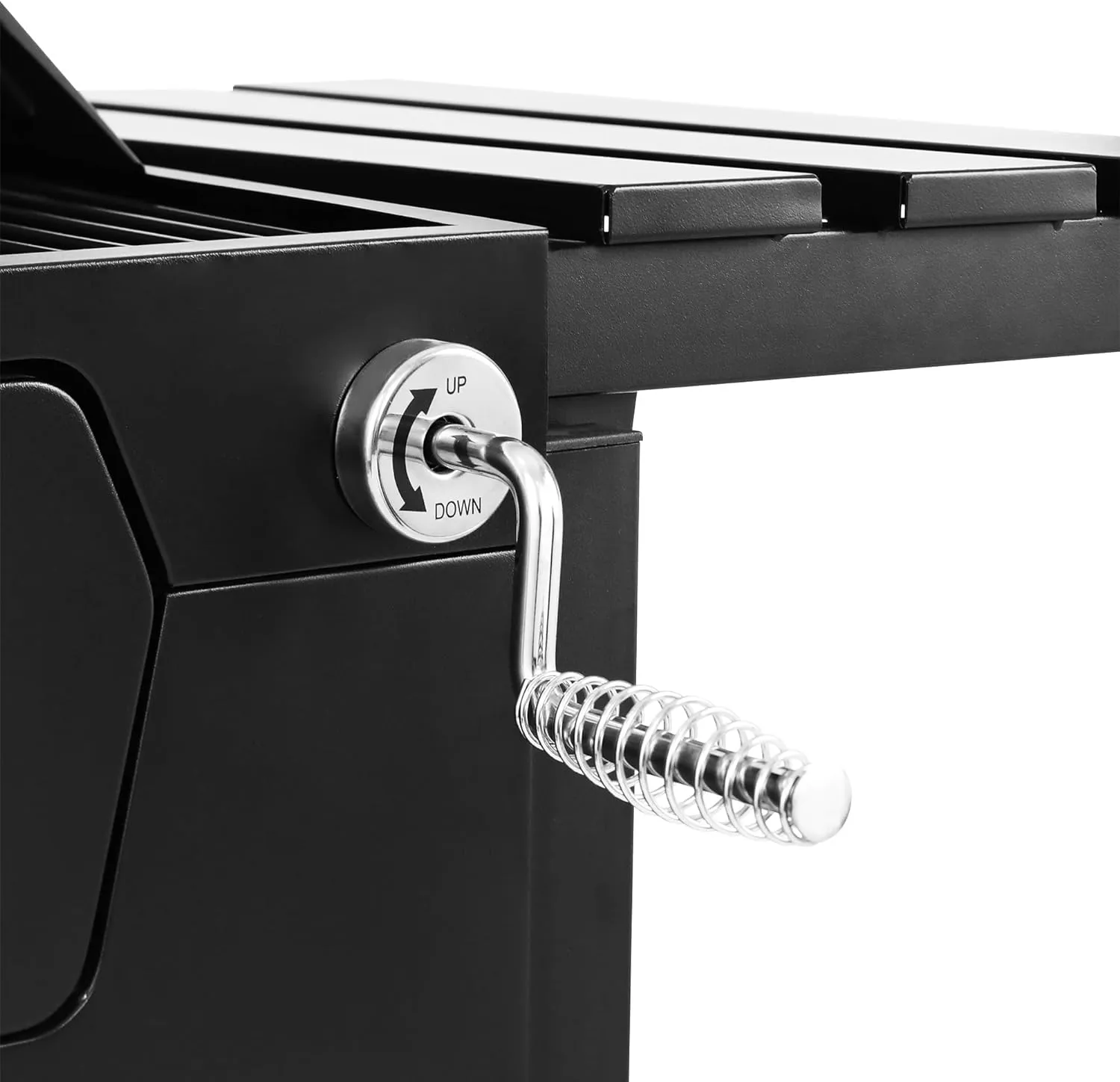 Royal Gourmet CD1824EN 24” Charcoal Grill Outdoor Smoker with Side Tables Backyard Griller Party BBQ Picnic Patio Cooking, Black
