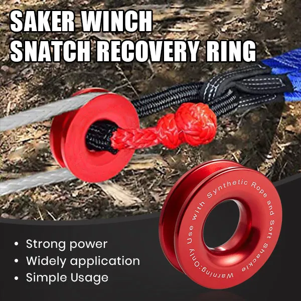 Saker Winch Snatch Recovery Ring