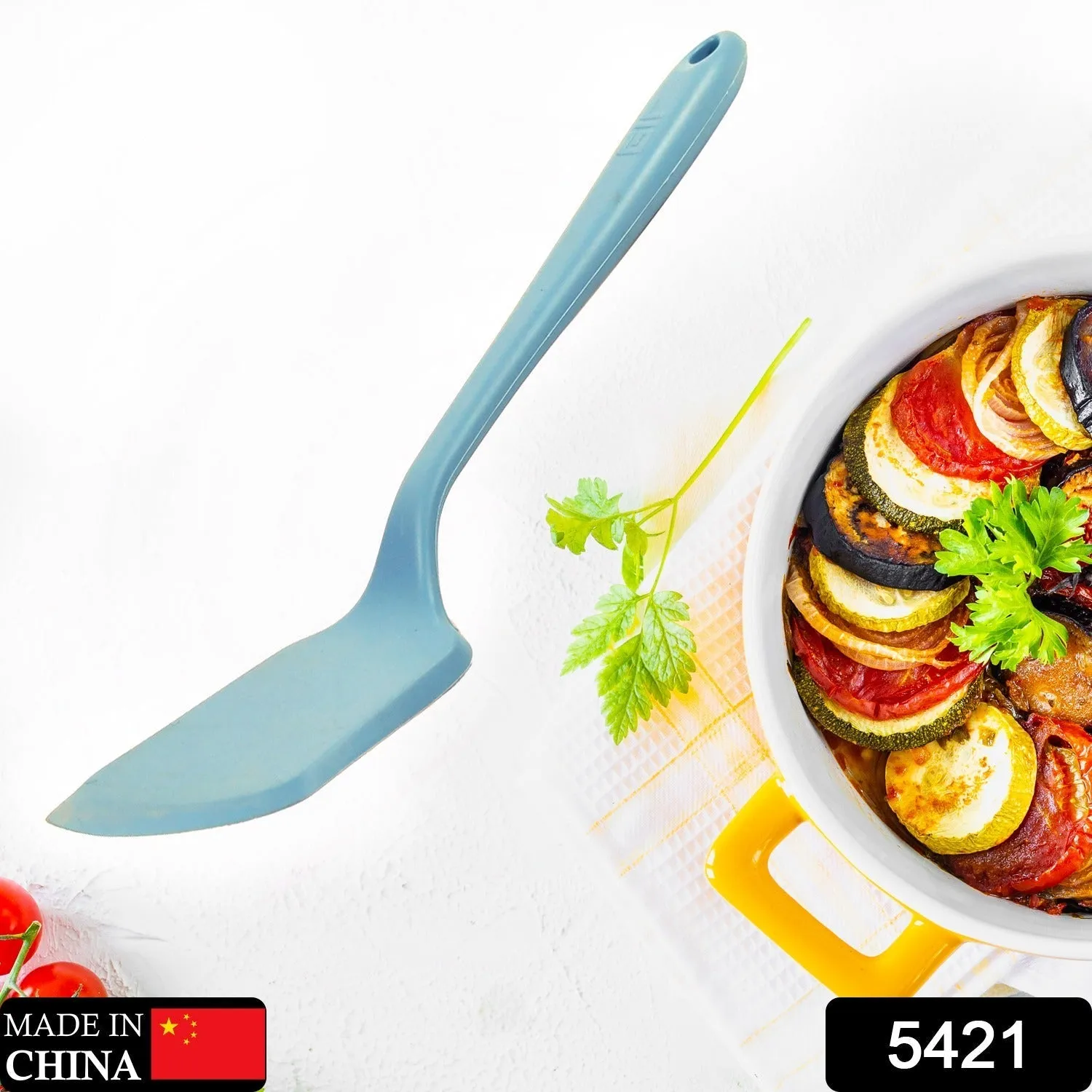 Silicone Spatula - Versatile Tool for Cooking, Baking and Mixing, Set of 1pc  (28cm).