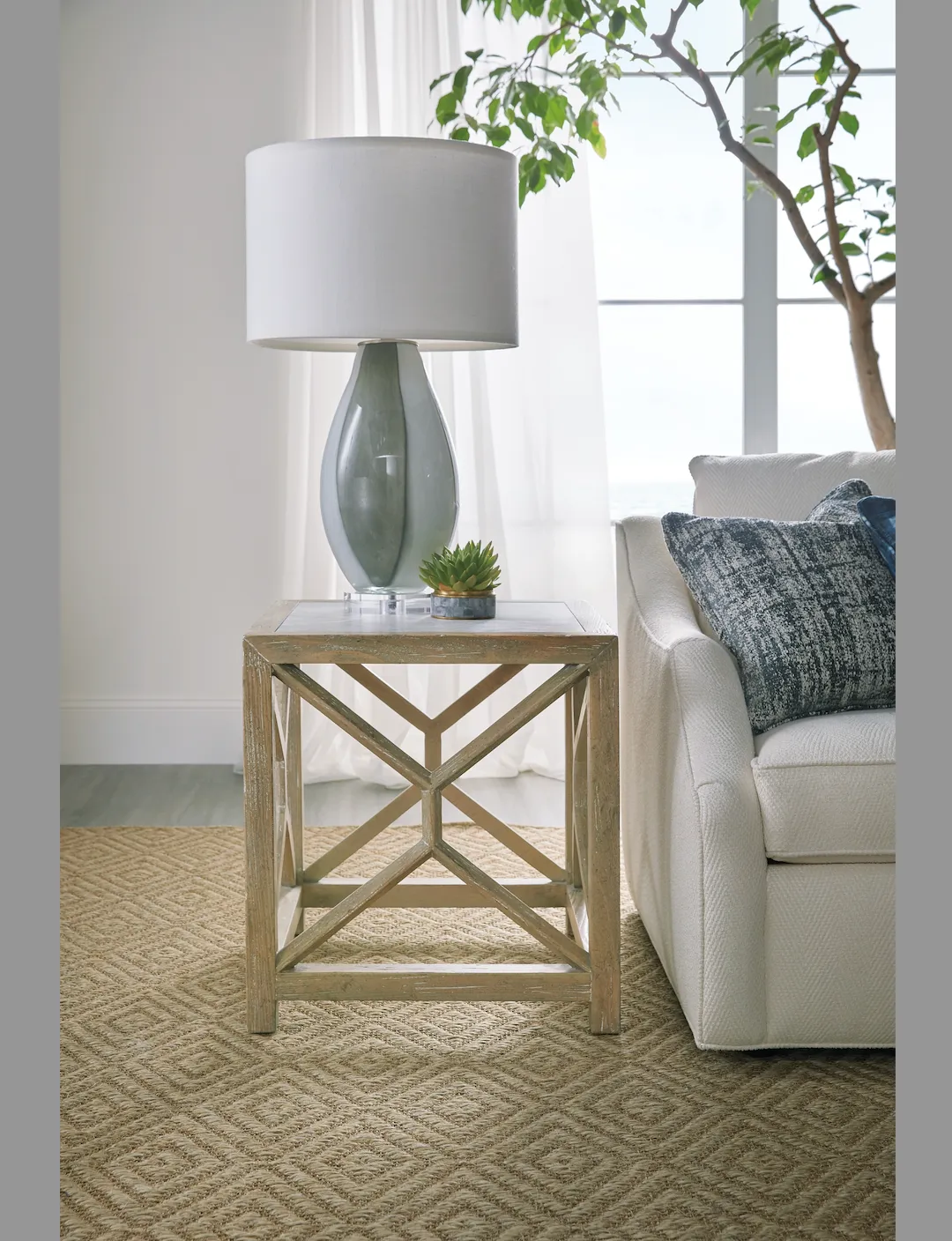 Surfrider Square End Table