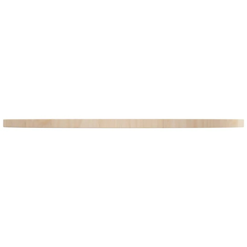 Table Top Ø80x2.5 cm Solid Wood Pine